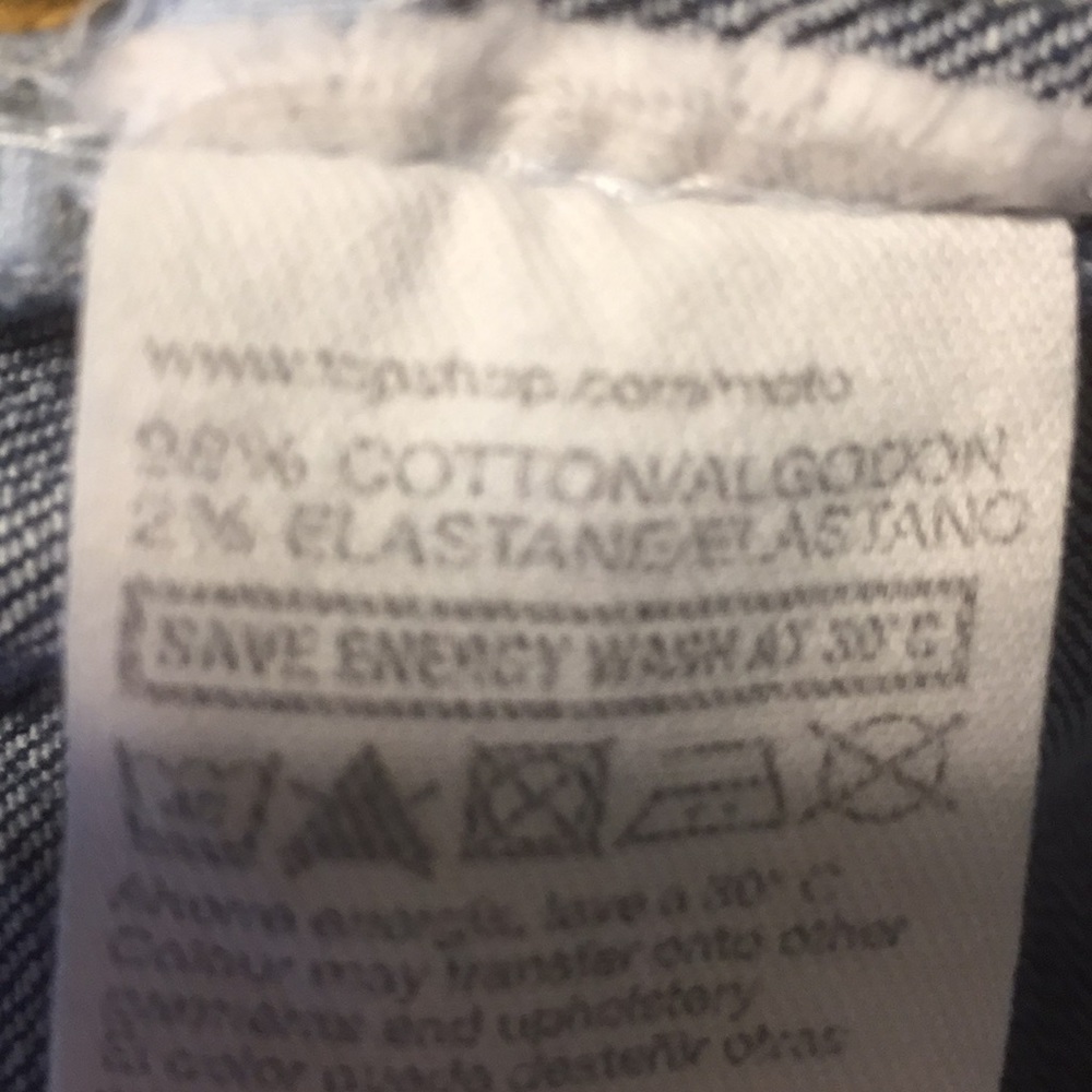 Top shop Moto Jean Cutoff Shorts - Picture 5 of 7
